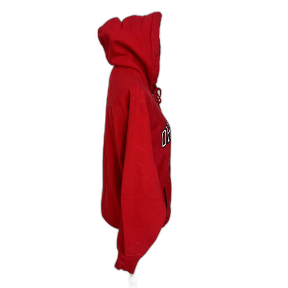Ohio State Men's Steve & Barry's Vintage Hoodie Pullover Sweatshirt Red Small - Picture 3 of 4